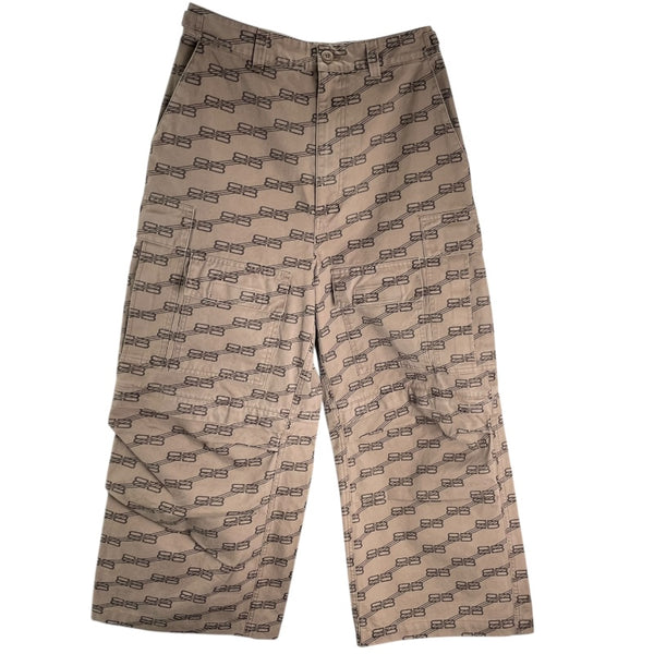 バレンシアガ BALENCIAGA BBロゴ 総柄デタッチャブルカーゴワイド