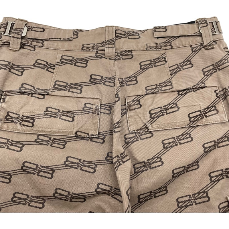 バレンシアガ BALENCIAGA BBロゴ 総柄デタッチャブルカーゴワイド