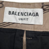 バレンシアガ BALENCIAGA BBロゴ 総柄デタッチャブルカーゴワイドパンツ 704423 ベージュ コットン メンズ カーゴパンツ