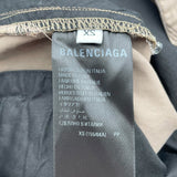 バレンシアガ BALENCIAGA BBロゴ 総柄デタッチャブルカーゴワイドパンツ 704423 ベージュ コットン メンズ カーゴパンツ