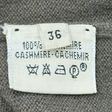 エルメス HERMES Vネックカシミヤニットセーター グリーン カシミヤ レディース セーター