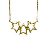 ティファニー TIFFANY＆CO トリプルスターネックレス ゴールド 750 ジュエリー