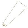 ティファニー TIFFANY＆CO トリプルスターネックレス ゴールド 750 ジュエリー