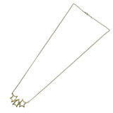 ティファニー TIFFANY＆CO トリプルスターネックレス ゴールド 750 ジュエリー