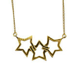 ティファニー TIFFANY＆CO トリプルスターネックレス ゴールド 750 ジュエリー