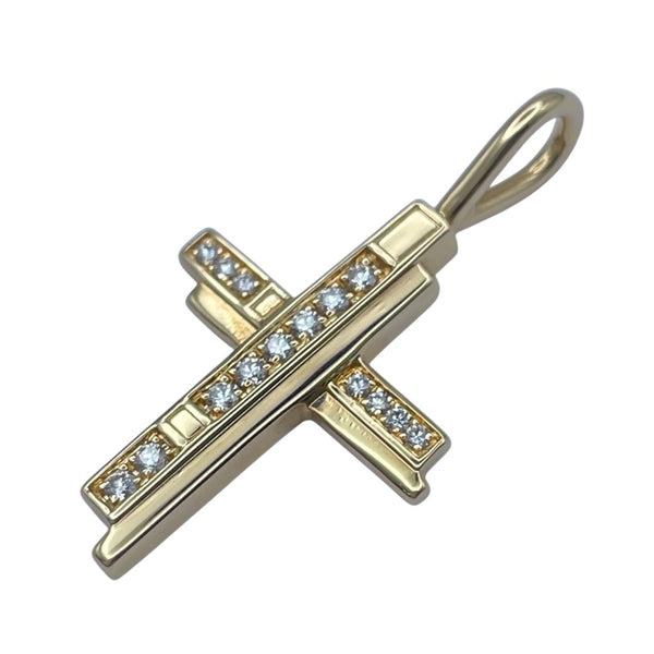 ハリーウィンストン HARRY WINSTON トラフィッククロストップ ゴールド