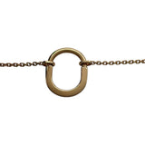 ティファニー TIFFANY＆CO ロックネックレススモール ピンクゴールド Au750 ジュエリー