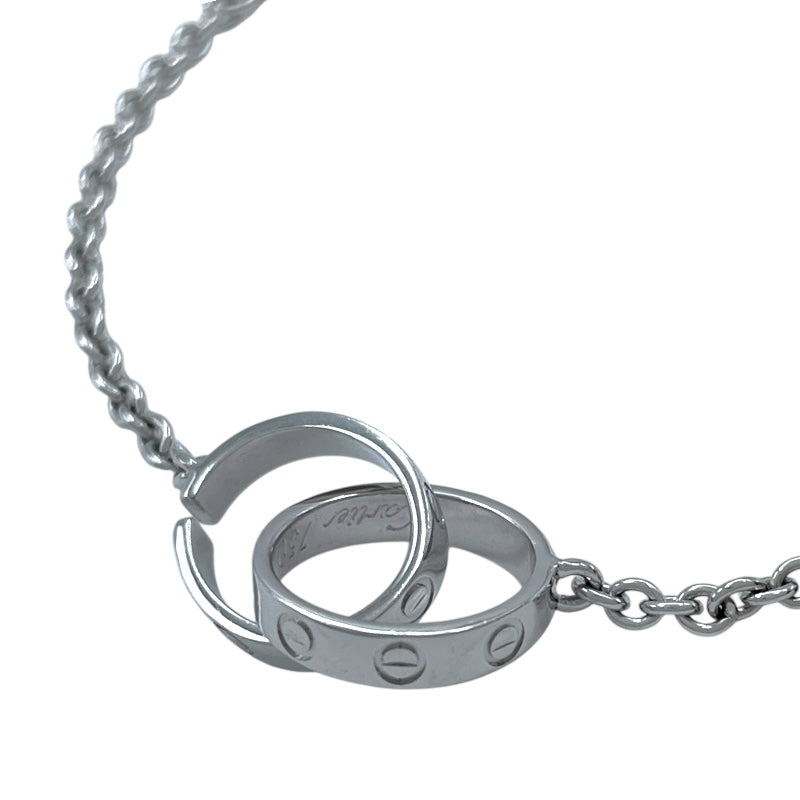 カルティエ Cartier ベビーラブブレスレット ホワイトゴールド 750