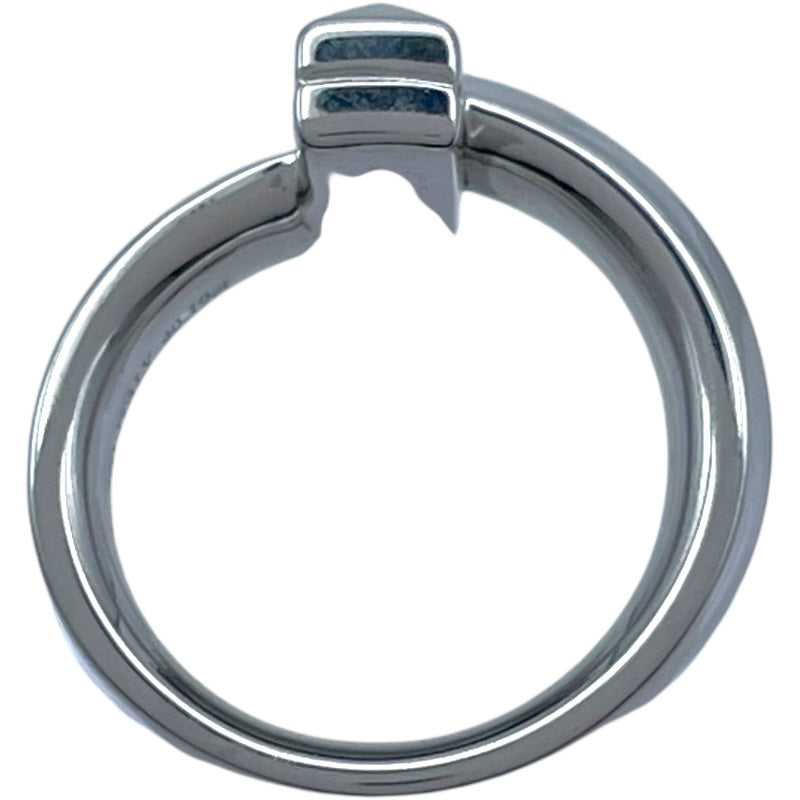 ティファニー TIFFANY＆CO Tワンリング ホワイトゴールド Au750