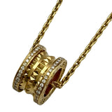 ブルガリ BVLGARI ビーゼロワンロックネックレス ゴールド AU750 ダイヤモンド ジュエリー