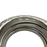 ブルガリ BVLGARI ビーゼロワンリング3バンド(S) ホワイトゴールド 750 ジュエリー