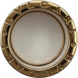 ブルガリ BVLGARI ビーゼロワンリング 4バンド (M) ピンクゴールド Au750 ホワイトセラミック ジュエリー