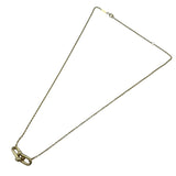 ティファニー TIFFANY＆CO ハードウェアスモールダブルリングネックレス ゴールド Au750 ジュエリー