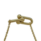 ティファニー TIFFANY＆CO ハードウェアスモールダブルリングネックレス ゴールド Au750 ジュエリー