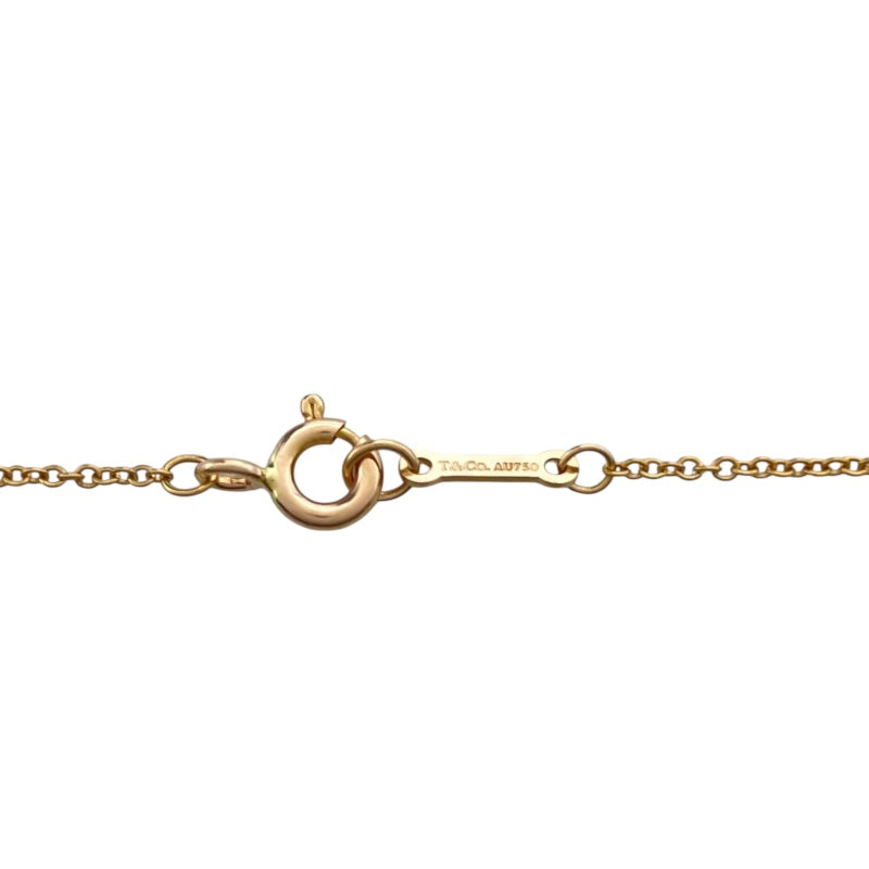 ティファニー TIFFANY＆CO バーネックレス ピンクゴールド 750
