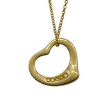 ティファニー TIFFANY＆CO オープンハートネックレス ゴールド 750 ジュエリー