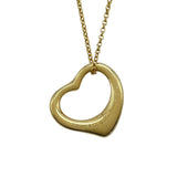 ティファニー TIFFANY＆CO オープンハートネックレス ゴールド 750 ジュエリー