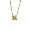 ティファニー TIFFANY＆CO クロスステッチネックレス ゴールド 750 ジュエリー