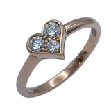 ティファニー TIFFANY＆CO センチメンタルハートリング ピンクゴールド Au750 ジュエリー