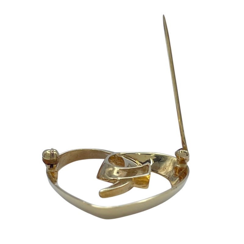 ティファニー TIFFANY＆CO オープンハートブローチ ゴールド 18K