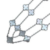 ヴァンクリーフ＆アーペル Van Cleef & Arpels ヴィンテージアルハンブラロングネックレス20P ホワイトゴールド 750 マザー オブ パール ジュエリー