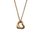 ティファニー TIFFANY＆CO オープンハートネックレス ピンクゴールド Au750 ジュエリー