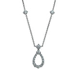 ハリーウィンストン HARRY WINSTON ループランドルチェーンネックレス プラチナ Pt950 ジュエリー