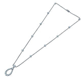 ハリーウィンストン HARRY WINSTON ループランドルチェーンネックレス プラチナ Pt950 ジュエリー