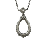 ハリーウィンストン HARRY WINSTON ループランドルチェーンネックレス プラチナ Pt950 ジュエリー