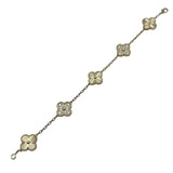 ヴァンクリーフ＆アーペル Van Cleef & Arpels ヴィンテージアルハンブラブレスレット5モチーフ ゴールド Au750 ジュエリー