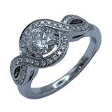 ハリーウィンストン HARRY WINSTON リリークラスターリング プラチナ Pt950 ジュエリー