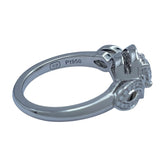 ハリーウィンストン HARRY WINSTON リリークラスターリング プラチナ Pt950 ジュエリー