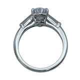 ティファニー TIFFANY＆CO ペアシェイプダイヤリング プラチナ Pt950 ジュエリー