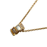 ブルガリ BVLGARI セルペンティ ヴァイパー ネックレス ピンクゴールド Au750 ダイヤモンド　 ジュエリー