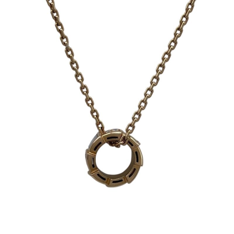 ブルガリ BVLGARI セルペンティ ヴァイパー ネックレス ピンクゴールド