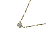 ティファニー TIFFANY＆CO バイザヤードネックレス ゴールド Au750 ダイヤモンド ジュエリー