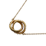 ティファニー TIFFANY＆CO インターロッキングネックレス ピンクゴールド Au750 ジュエリー