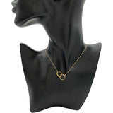 ティファニー TIFFANY＆CO インターロッキングネックレス ピンクゴールド Au750 ジュエリー