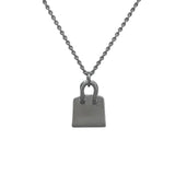 エルメス HERMES バーキンアミュレット ネックレス ホワイトゴールド Au750 ダイヤモンド ジュエリー