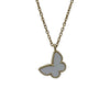 ヴァンクリーフ＆アーペル Van Cleef & Arpels スウィートアルハンブラパピヨンネックレス イエローゴールド Au750 マザーオブパール ジュエリー