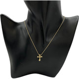 ティファニー TIFFANY＆CO スモールクロスネックレス イエローゴールド 750 ジュエリー