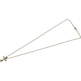 ティファニー TIFFANY＆CO スモールクロスネックレス イエローゴールド 750 ジュエリー