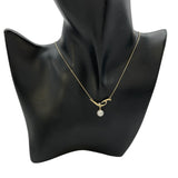 ミキモト MIKIMOTO パールネックレス イエローゴールド K18 ダイヤモンド ジュエリー