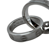 カルティエ Cartier ベビーラブブレス ホワイトゴールド Au750 ジュエリー