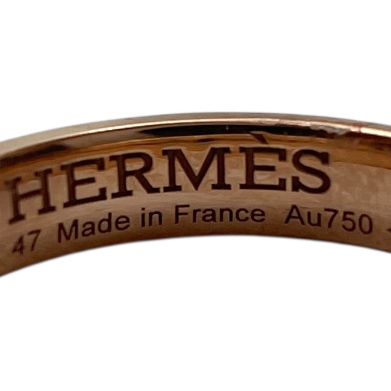 エルメス HERMES エヴァーヘラクレスリング ピンクゴールド Au750