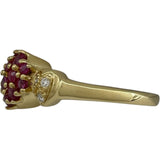 ポンテヴェキオ Ponte Vecchio ルビーリング イエローゴールド K18 ダイヤモンド ジュエリー