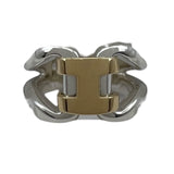 エルメス HERMES ヒストリーリング シルバー Ag925・Au750 ジュエリー