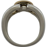 エルメス HERMES ヒストリーリング シルバー Ag925・Au750 ジュエリー