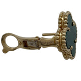 ヴァンクリーフ＆アーペル Van Cleef & Arpels ヴィンテージアルハンブラピアス イエローゴールド Au750 マラカイト ジュエリー