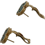 ヴァンクリーフ＆アーペル Van Cleef & Arpels ヴィンテージアルハンブラピアス イエローゴールド Au750 マラカイト ジュエリー